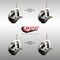 Service Caster 3 Inch 316SS Hard Rubber Wheel Swivel 1/2 Inch Threaded Stem Caster Set Brake SCC SCC-SS316TS20S314-HRS-TLB-121315-4 - alternate 4